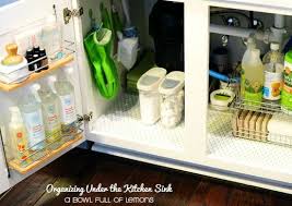 The cabinet under the sink is usually one garbage disposals require a certain amount of space under a cabinet, so make sure to check the manufacturer's guidelines. Under Sink Storage Ideas To Buy Or Diy Bob Vila
