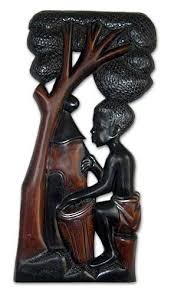 Royal Drummer Wood Relief Wall Decor Wood Wall Sculpture African Wood Carvings Wall Carvings