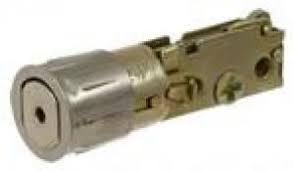 Deadbolt extended or retracted by a key on both the inside and outside. Callan Locks Door Knobs
