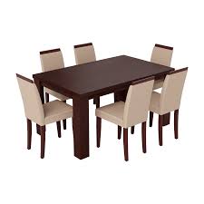 At alibaba.com, you will find amazing. Buy Jack 6 Seater Dining Table Set In Brownish Black Godrej Interio