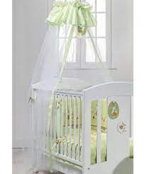 Velo Zanzariera Picci Pepe Con Asta Cod 09 35 Var 06 Verde Lenzuola Lettino Camerette
