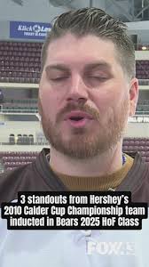 The Hershey Bears inducted a trio of 2010 Calder Cup Champs into their Hall  of Fame in the 2025 class.