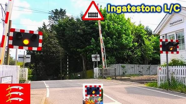 Church Lane Level Crossing, Essex - YouTube