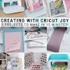 Once you've invested in the cricut joy machine, the additional materials you need are relatively inexpensive. 1