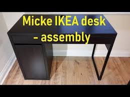 Mikke Ikea Kak Sobrat Pismennyj Stol Youtube Desk Assembly Ikea Micke Micke Desk