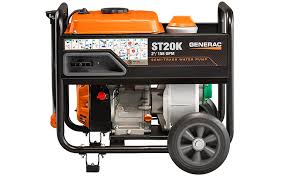 Remove water from ponds or swimming pools. Generac Power Systems 2 Semi Trash Water Pump 6822