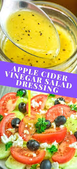 Apple Cider Vinegar Salad Dressing Vinegar Salad Dressing Salad Dressing Homemade Salad Dressing