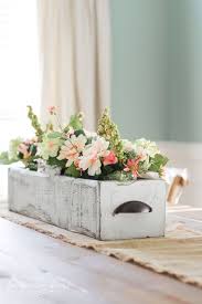 Diy Farmhouse Wooden Box Centerpiece Spring Home Decor Wooden Box Centerpiece Handmade Home Decor