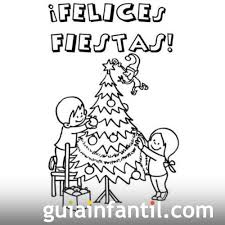Arbol De Navidad Para Colorear Para Niños
