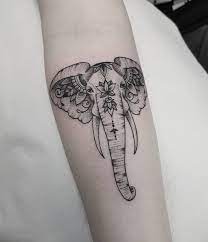 489 Likes 4 Comments Blackwork Artist Gordontattooer On Instagram A Little Elephant Made For Monica Th Elephant Tattoos Tattoos Elephant Tattoo Design