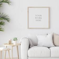 Download Scandinavian Mockup Minimal Frame Mockup Mockup For Prints Etsy Frame Mockups Frame Mockup Free Frame