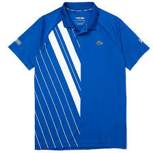 Discover our collections on the official lacoste online store: Polo Lacoste Sport X Novak Djokovic Blue White Extreme Tennis