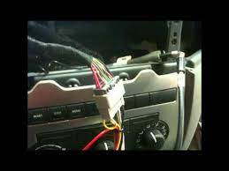 Dark green/violet (plug c2, pin #19) How To Factory Radio Removal And Aftermarket Radio Install 2005 2007 Jeep Grand Cherokee Youtube