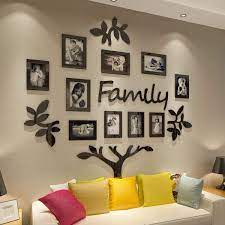 Check spelling or type a new query. Crazydeal Family Tree Picture Frame Collage 3d Diy Stickers With 10 Openings Photo Frame For Wall Mural Living Room Home Walmart Com Walmart Com