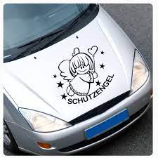 Runde plakette mit aufdruck zum aufkleben größe: Autoaufkleber Schutzengel Sterne Auto Aufkleber Motorhaube Engel Sticker A223 L Ebay