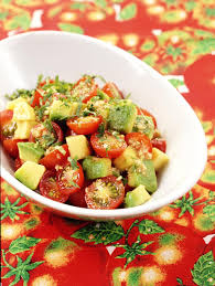 Recette Salade Avocat Et Tomates Cerises Au Cumin Recette Recette Salade Avocat Recette Avocat Salade D Avocat
