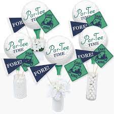 The house design ideas team furthermore provides the other pictures of golf themed birthday party decorations in high definition and best character that 17 best images about golf outing on pinterest retirement from golf themed birthday party decorations golf birthday party from golf themed. Amazon Com Par Tee Time Golf Birthday Or Retirement Party Centerpiece Sticks Table Toppers Set Of 15 Toys Games
