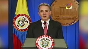 The former president of colombia álvaro uribe gives a speech in madrid, spain, in 2019. Former Colombian President Alvaro Uribe Tests Positive For Covid 19