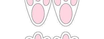 You can use this download for an easter themed project or for whatever you need. Pdf Small Bunny Feet Template Easter Bunny Toilet Paper Roll Craft For Kids This Bunny Feet Template Is A Basic Black And White Line Coral Pergande