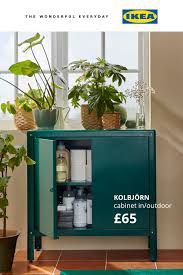 Kolbjorn Green Cabinet In Outdoor Ikea In 2020 Ikea Home Decor Cabinet