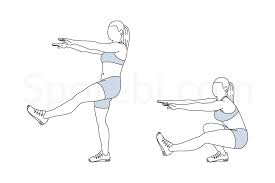 Kuvahaun tulos haulle pistol squat exercise