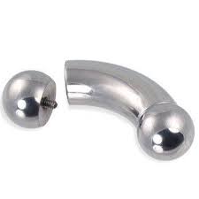 316l Surgical Steel Curved Barbell With Ball Special For Prince Albert Piercing 8g 5 8 Length Men S Piercings Internally Threaded Jewelry Gauges Piercing