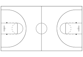Basketball Court Basketball Court Basketball Graphic Illustration
