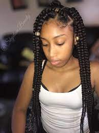 Pin By Mayanna Rosa On Protective Styles Box Braids Styling Box Braids Hairstyles Big Box Braids