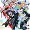 White haired animated woman with katana illustration, anime, anime girls. 1