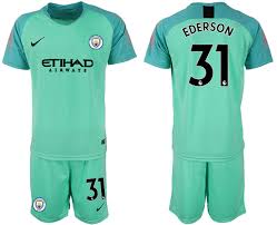 Nike's nba city edition jerseys are back for another year, giving each franchise the opportunity to reflect civic culture by way of shiny new uniforms. 2018 19 Manchester City 31 Ederson Green Goalkeeper Soccer Jersey