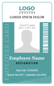 Find standard id card size. 10 Amazing Employee Vertical Size Id Cards For Free Microsoft Word Id Card Templates Employee Id Card Id Card Template Free Printable Business Cards