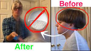 How To Correct A Bowl Cut (Getting Rid Of A Bowl Cut) - Youtube