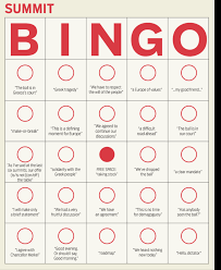 Generate your own personalized bingo cards. Summit Bingo Politico