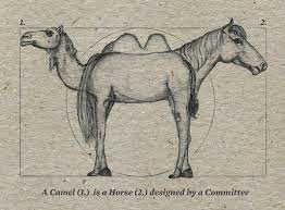 A horse is a highly efficient machine for its function and not merely a misshapen camel. Design By Committee Your Horse Will Do What Again By Modern8 Medium