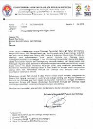 Klik untuk memperluas informasi dokumen. Lagi Kemenpora Surati Roy Suryo Soal Pengembalian Barang Negara Sport Tempo Co