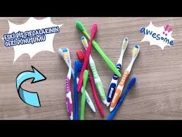 Eski Kullanilmis Dis Fircalari Ile Geri Donusum Fikri How To Reuse Old Waste Toothbrush Youtube Geri Donusum Dis Dekorasyon