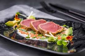 Thunfisch Sashimi I Avocado I Kaviar Rezept Sashimi Asiatische Vorspeisen Thunfisch