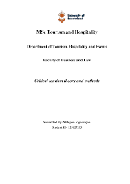 Handover report is one of the important business report written by an employee who is about to leave the company or going to take part in a professional according to experts, you should summarize all your tasks, responsibilities and duties as succinctly as possible in easy to understand format when. Pdf Department Of Tourism Hospitality And Events Nithipan Vignarajah Academia Edu