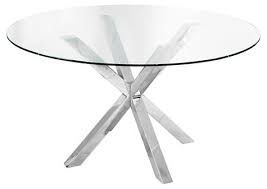 Daphene Large Glass Table 120cm Round Dining Kitchen Table Dining Table In Kitchen Glass Table Table