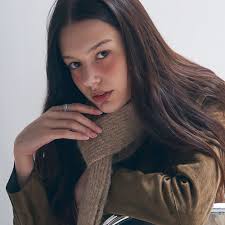 다나버튼(DANA BURTON) 미니멀 로그 울 머플러 (7 Colors)