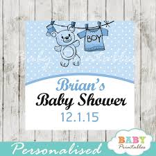 Please, give attribution if you use this image in your website. Personalized Baby Shower Favors Stickers Printable Baby Shower Favors For Boys Blue Baby Shower Gift Favor Labels Baby Blue Favor Tags Paper Paper Party Supplies Kromasol Com