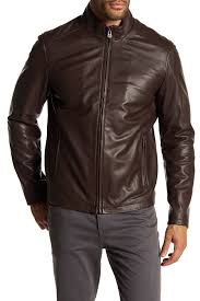 Cole Haan Washed Leather Jacket Nordstrom Rack