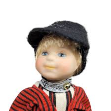 Holland Handmade Mini Boy Doll 4 1/2 Traditional Costume Volendam Pop  Porcelain