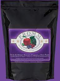 Fromm Four Star Duck A La Veg Dry Dog Food Various Sizes Dog Food Recipes Dry Dog Food Veg