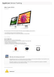 Apple Imac 21 5 Inch Late 2012 Specifications Manualzz