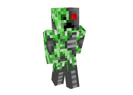 How to get the minecraft earth skin for free in minecraft. Creeper Cyborg Skin For Minecraft