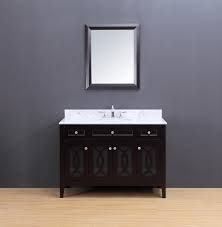 Jul 13, 2021 · the unique double sink features real italian carrara marble, which may contain swirling or veining that accentuates the beauty of the natural stone. Rocca Transitional Bathroom Vanity Set With Carrera Marble Top Espresso 48