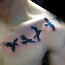 Bird Tattoos For Guys On Chest 100 Silhouette Tattoo Designs For Men Shadowy Illustration Tattoo Designs Men Silhouette Tattoos Tattoos