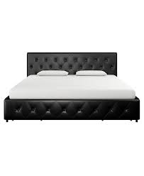 The storage footboard bench offers the perfect place to tuck away extra pillows and blankets. Everyroom Dana Upholstered King Bed With Storage Reviews Furniture Macy S