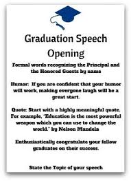 Find famous quotes on a certain vocabulary topic or some which contain target grammar structures. Graduation Speeches Opening Graduation Speech High School Graduation Graduation Message